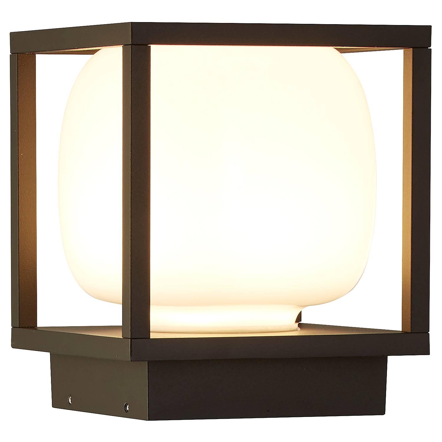 Athens LED Wall Light Aluminum Black 1-flame 4