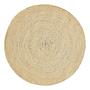 Ibo Teppich Jute Baumwolle Creme 60cm 1