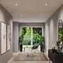 3x Recessed spotlight Cole Coin Square White 3