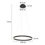 Pendant lamp Ringlux Type A Aluminum Silver 3