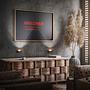 LED Battery Wall Light Tari Black 2