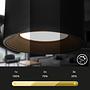 LED Battery Wall Light Tari Black 4