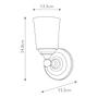 Huguenot Lake Type A Wall Lamp Steel 4