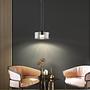 LED pendant light Lavin Iron Smoke glass Black 2