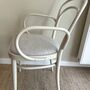 Aufgearbeiteter Thonet Stuhl 214 F helles Beige 2