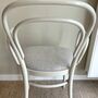 Aufgearbeiteter Thonet Stuhl 214 F helles Beige 3