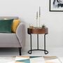Side table Don Wood material / Metal Brown / Black 0