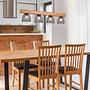 Ceiling lamp Cestino Solid wood 4-light brown 3