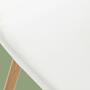 Polsterstuhl Iskmo Kunstleder Weiß 2er Set 4