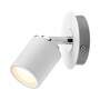 Wall lamp 1-flame anodized aluminum 1