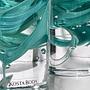 2x Atoll Candle Holder Glass Green 4