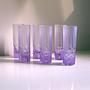 6x Vintage Drinking Glasses 1970s 1