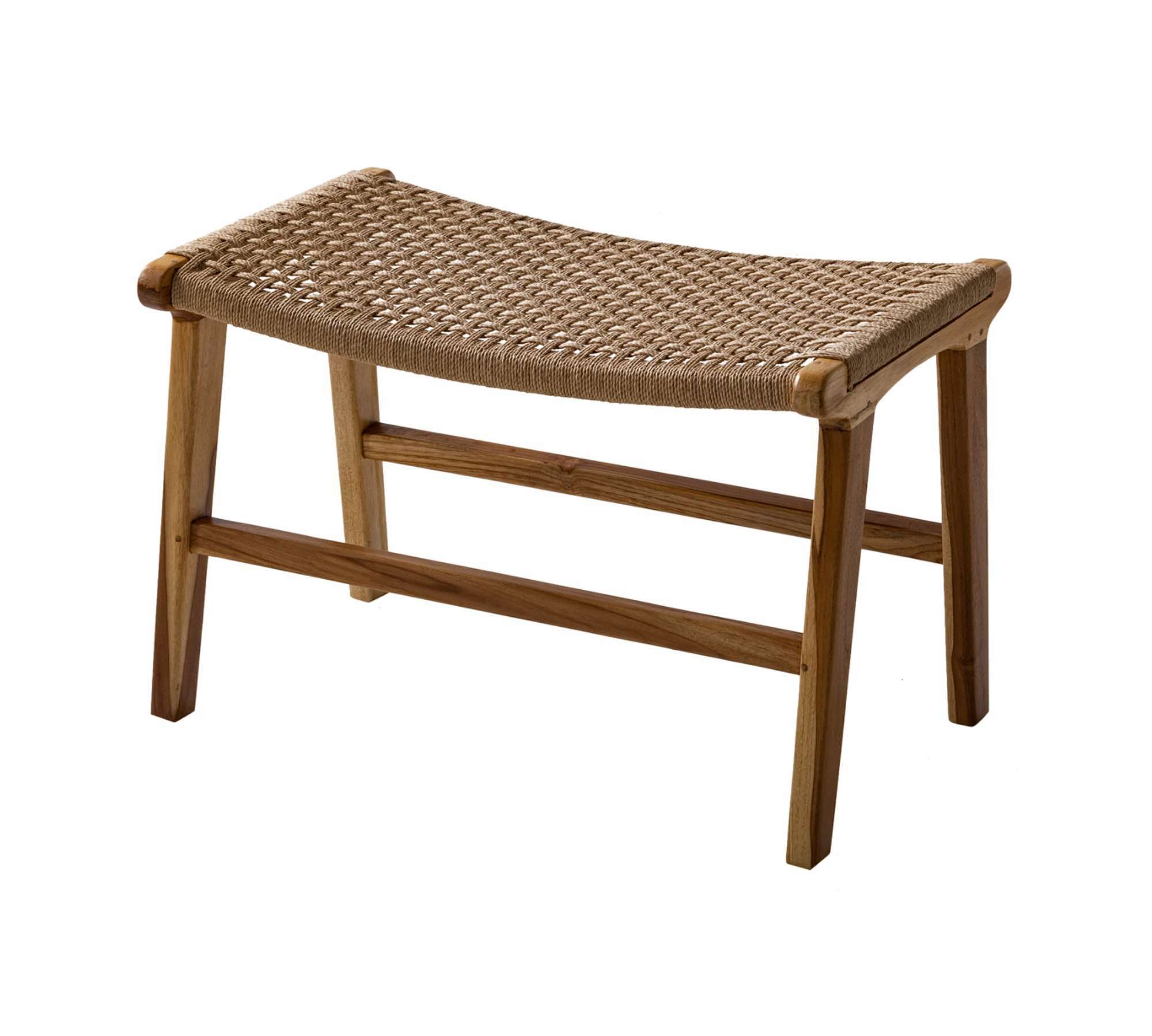 Hocker Teakholz Sisal Natur 0