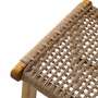 Hocker Teakholz Sisal Natur 3