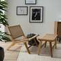 Hocker Teakholz Sisal Natur 6
