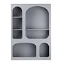 ARTISTA Wall shelf MDF Grey 3