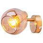Libby Wall Light Clear Glass Iron Gold 0