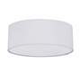 Ceiling light 3-flame blended fabric grey 1