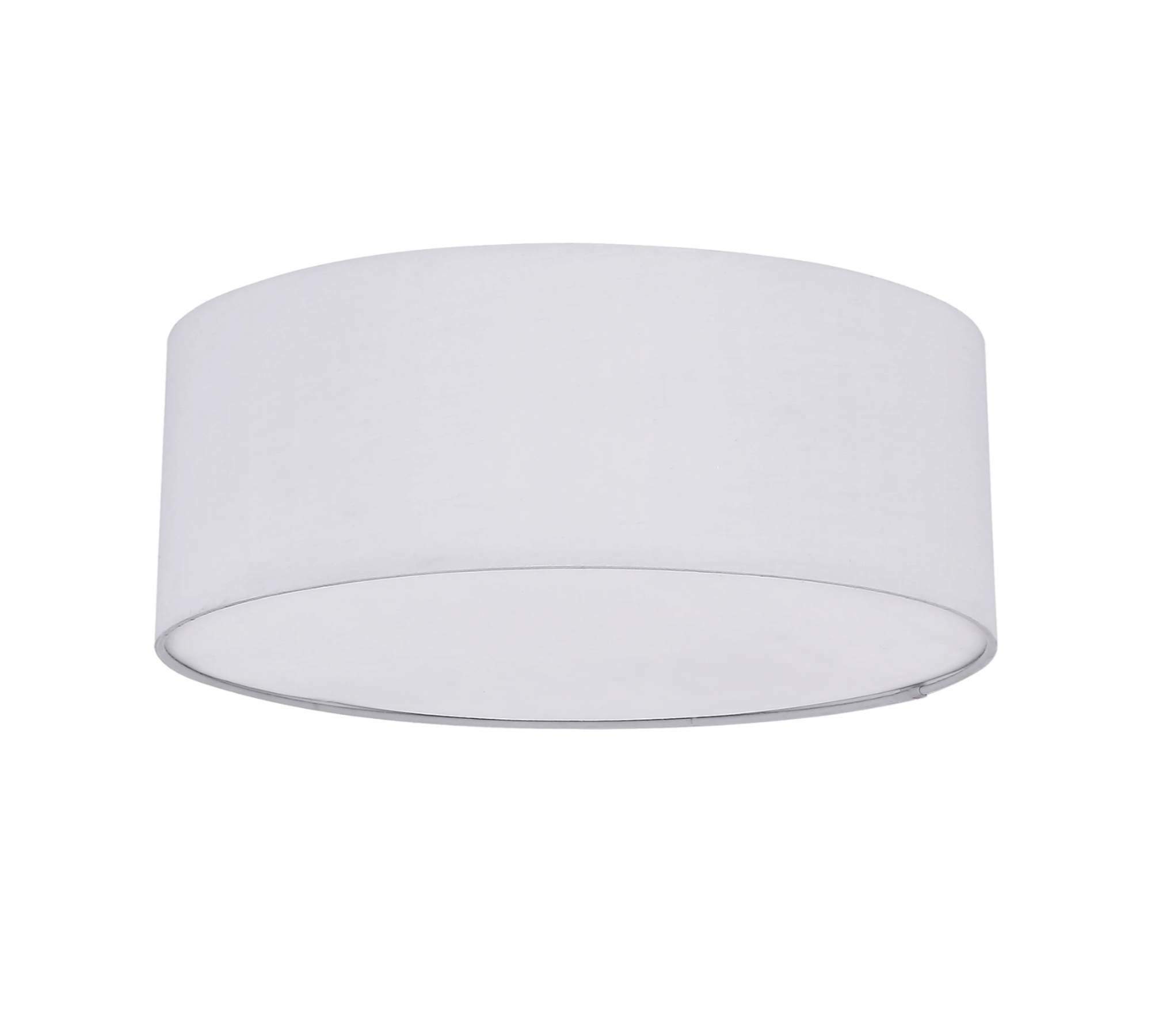 Ceiling light 3-flame blended fabric grey 1