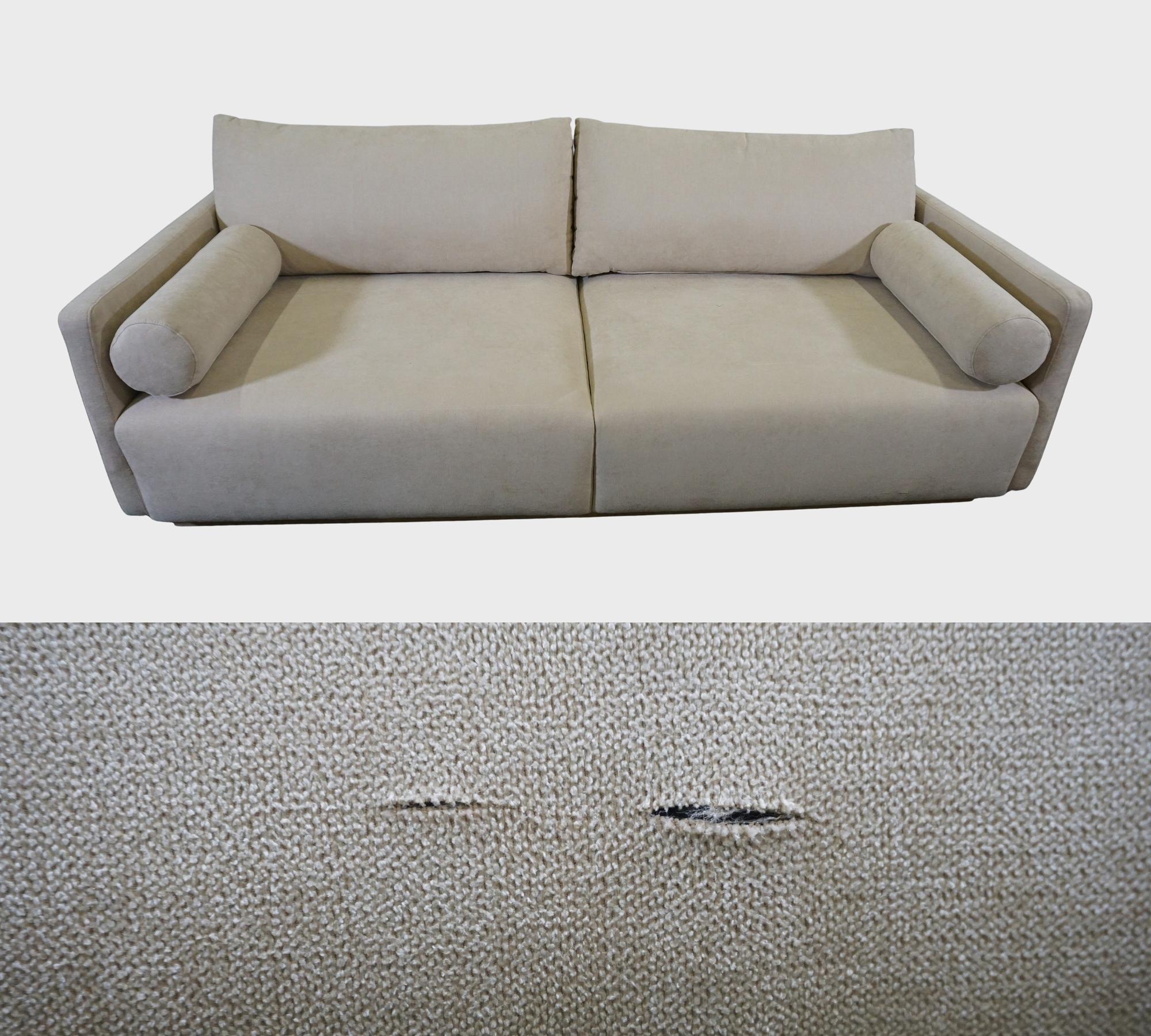 Kenta Sofa 3-Seater Shape Cream 2