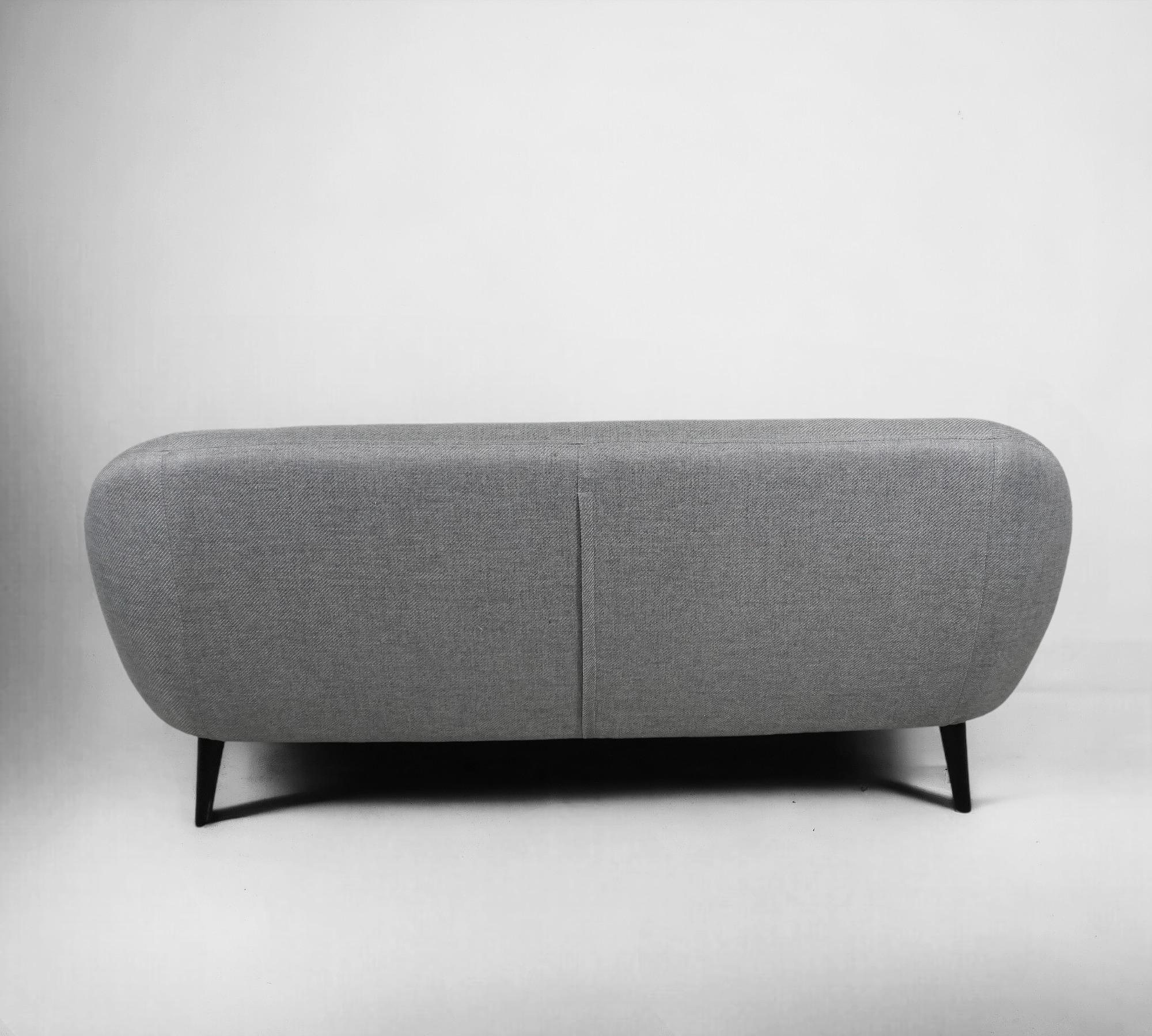Ritchie Sofa 3-seater Chesterfield-style Pearl Grey 2