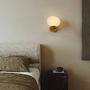 1-Flame Wall Lamp Shapes Aluminum Brass 3