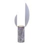 Caché Table Lamp Steel Marble Grey 3
