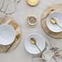 4x Bowl Porcelain White 0