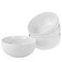 4x Bowl Porcelain White 1