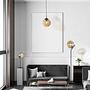 Punch pendant lamp steel colored glass 1-bulb 1