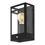 Alamonte Wall Light Clear Glass Steel Single-Bulb 0