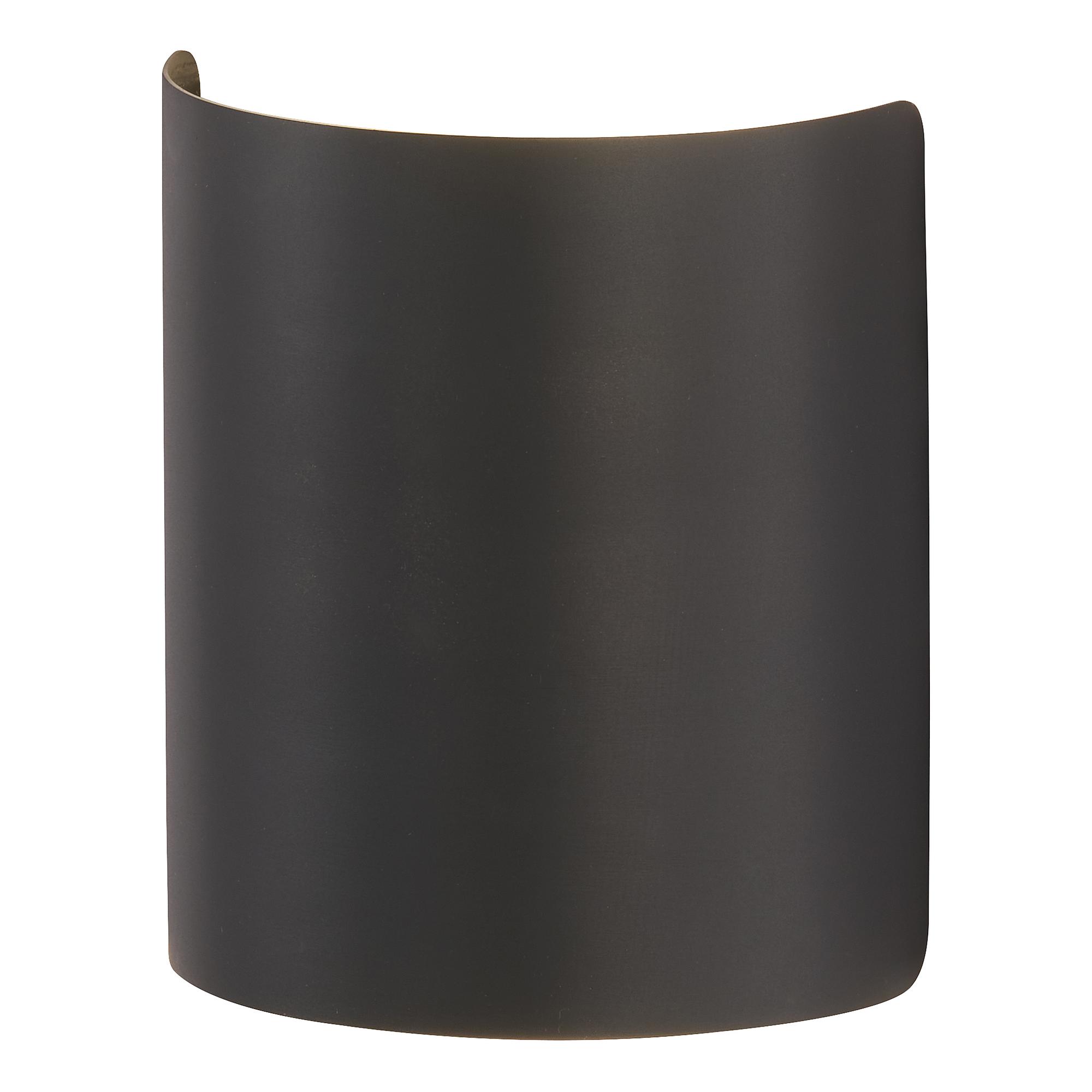 Half LED Wall Lamp Iron Black 1-light 1