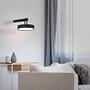 Arma LED Wall Light Iron Black 1-bulb 1