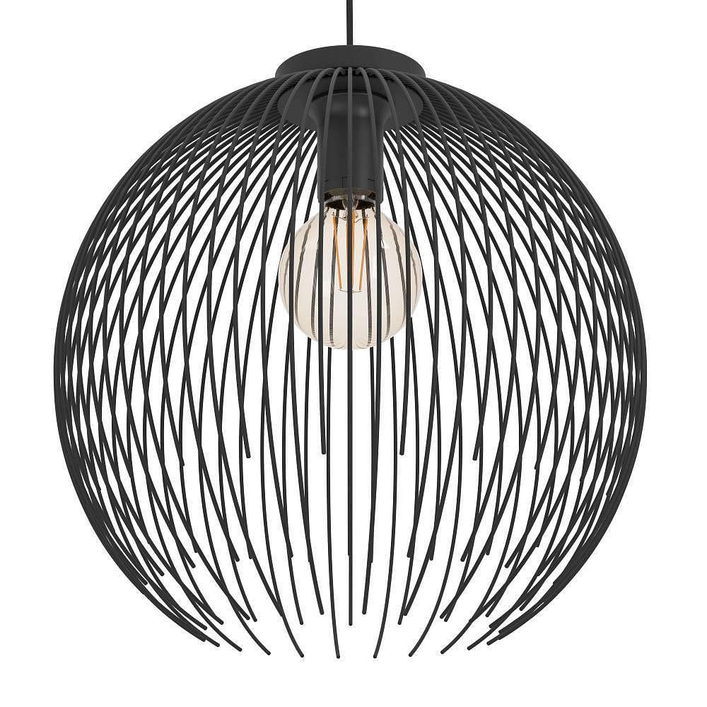 Venezuela Pendant Lamp Steel Black 1-light 0
