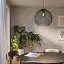 Venezuela Pendant Lamp Steel Black 1-light 1