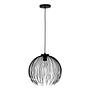 Venezuela Pendant Lamp Steel Black 1-light 3