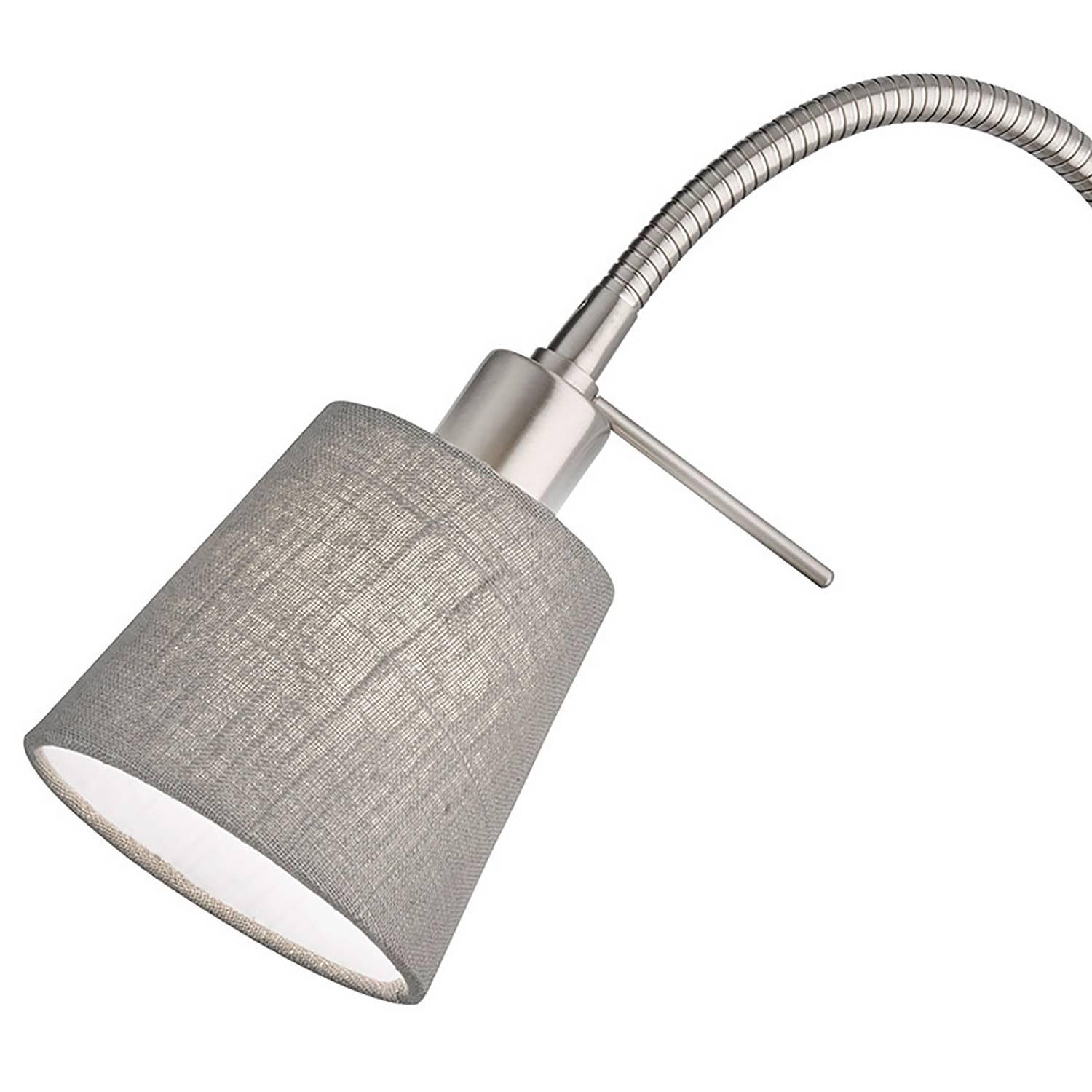 Wolke IV Wall Light	Blended fabric	Iron	1-light 1