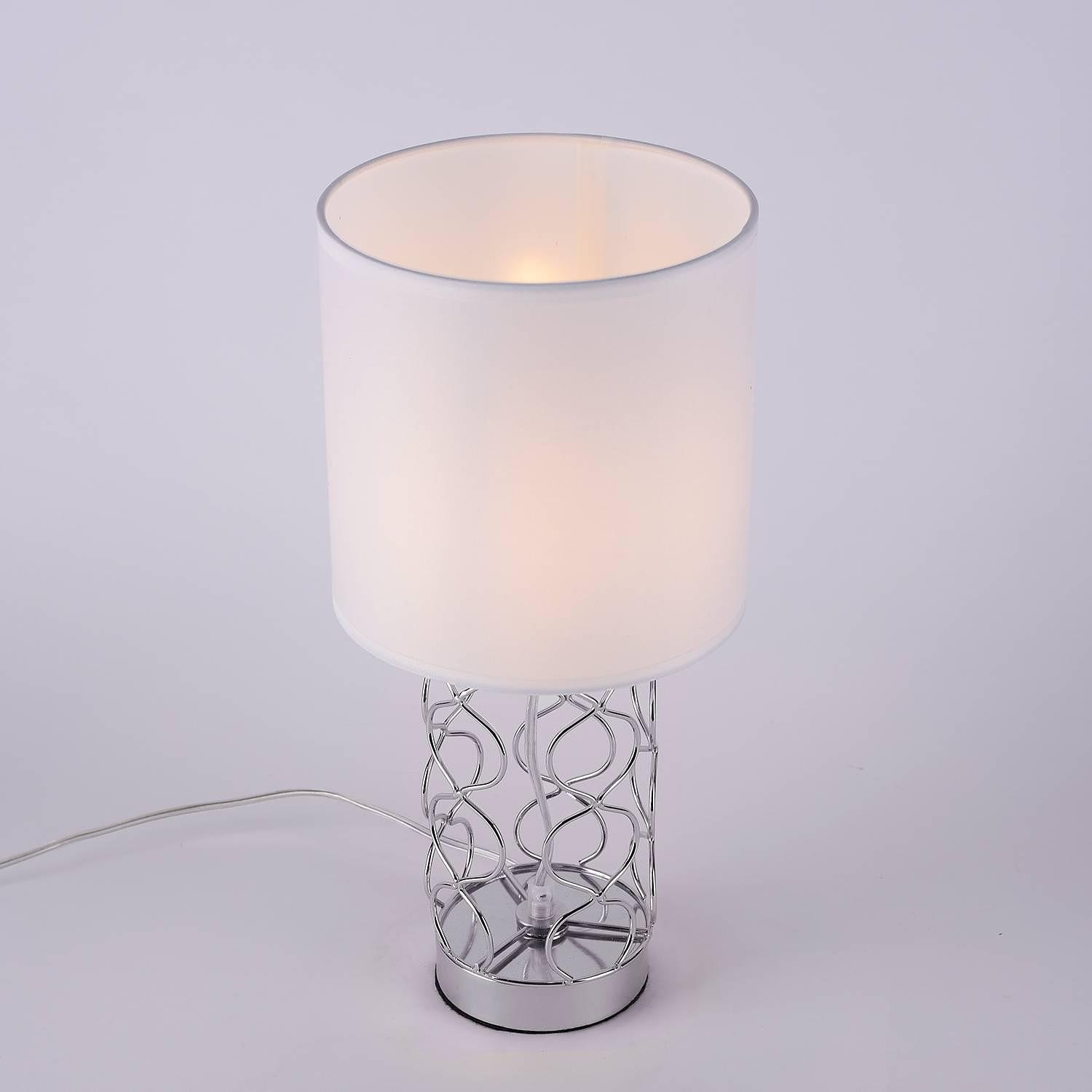 Deva table lamp fabric iron 1-light 2