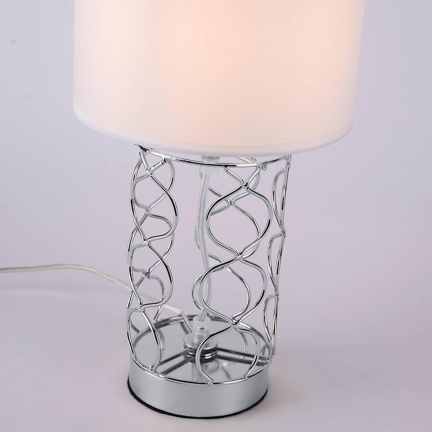 Deva table lamp fabric iron 1-light 3
