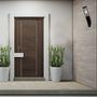 Wall lamp stainless steel black 1