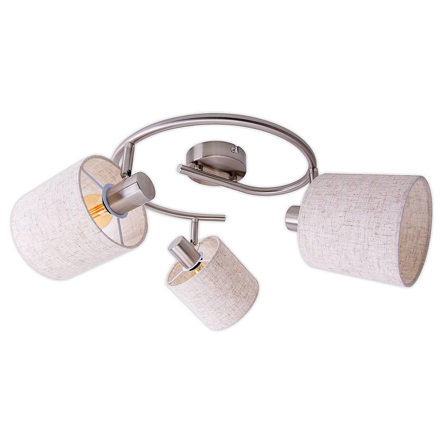 Maron Round Ceiling Light 3-flame 3