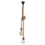 Pendant lamp 2-bulb Natural fiber Natural 0