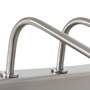 LED-Wandleuchte 1-flammig Metall Kunststoff Silber 3