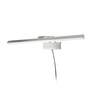 LED-Wandleuchte 1-flammig Metall Kunststoff Silber 2