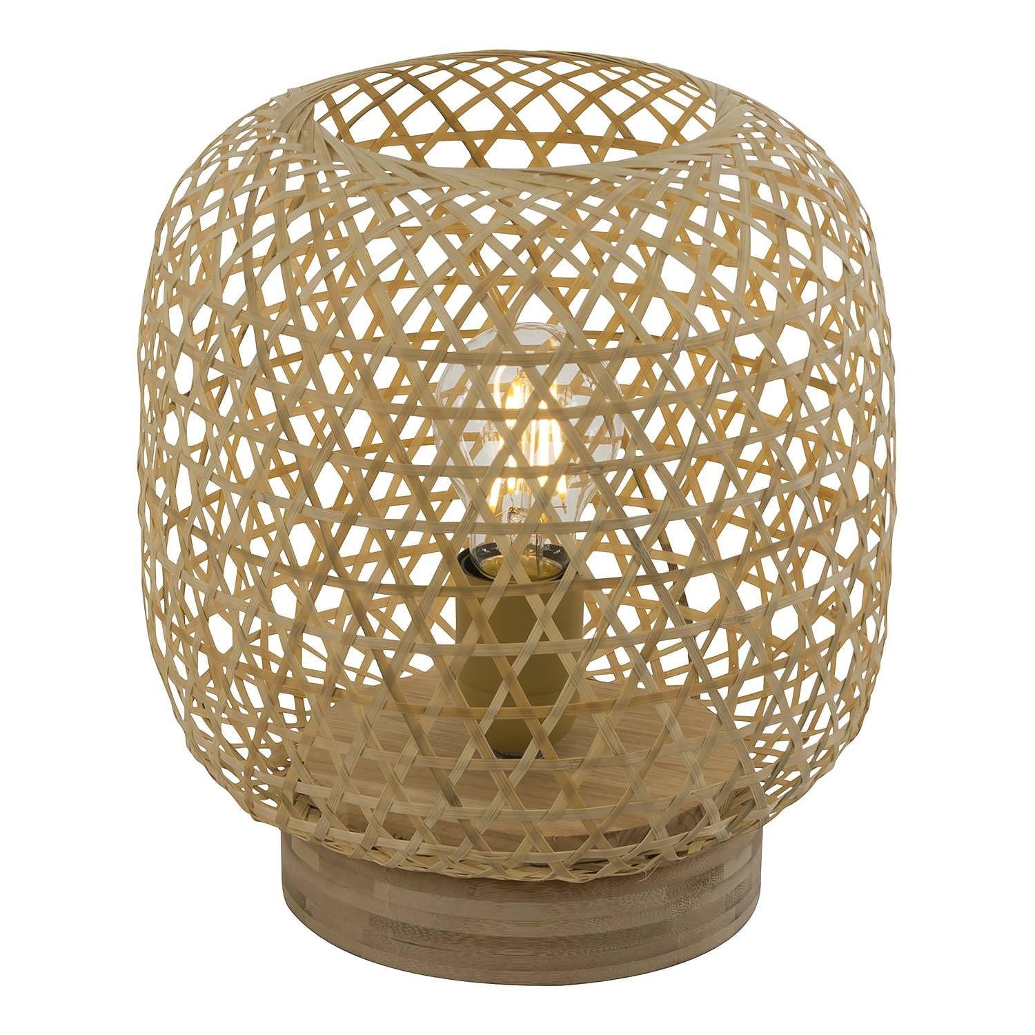 Mirena I Bamboo solid wood table lamp 1-flame 0