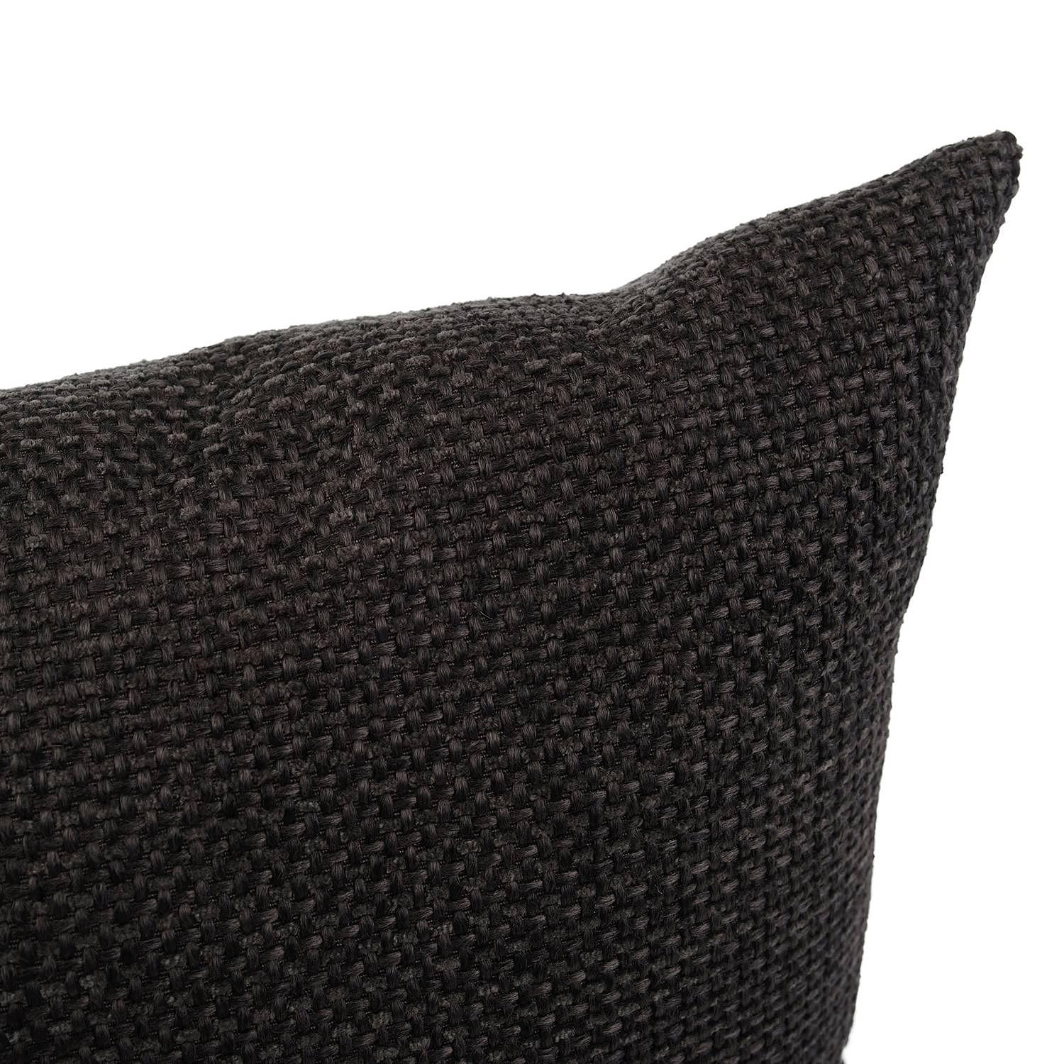 2x Dallas Pillowcase Synthetic Fiber Dark Brown 40 x 40 cm 1
