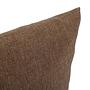 2x Milan Pillowcase Synthetic Fiber Nougat 50 x 50 cm 1