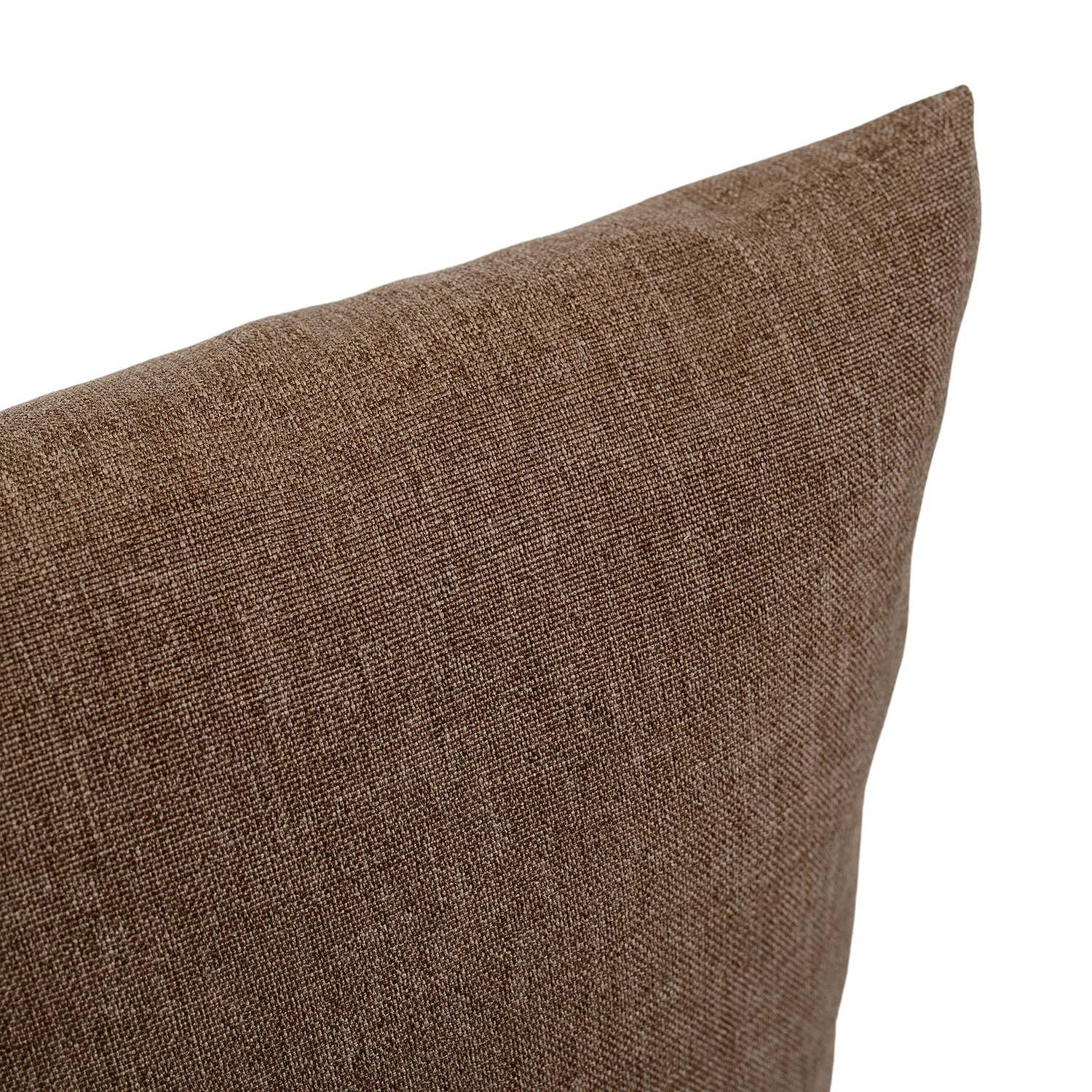 2x Milan Pillowcase Synthetic Fiber Nougat 50 x 50 cm 1