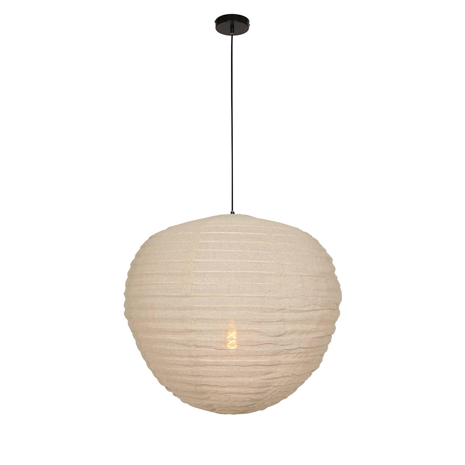 Bangalore II Pendant Lamp Mixed Fabric Iron Single-flame 1