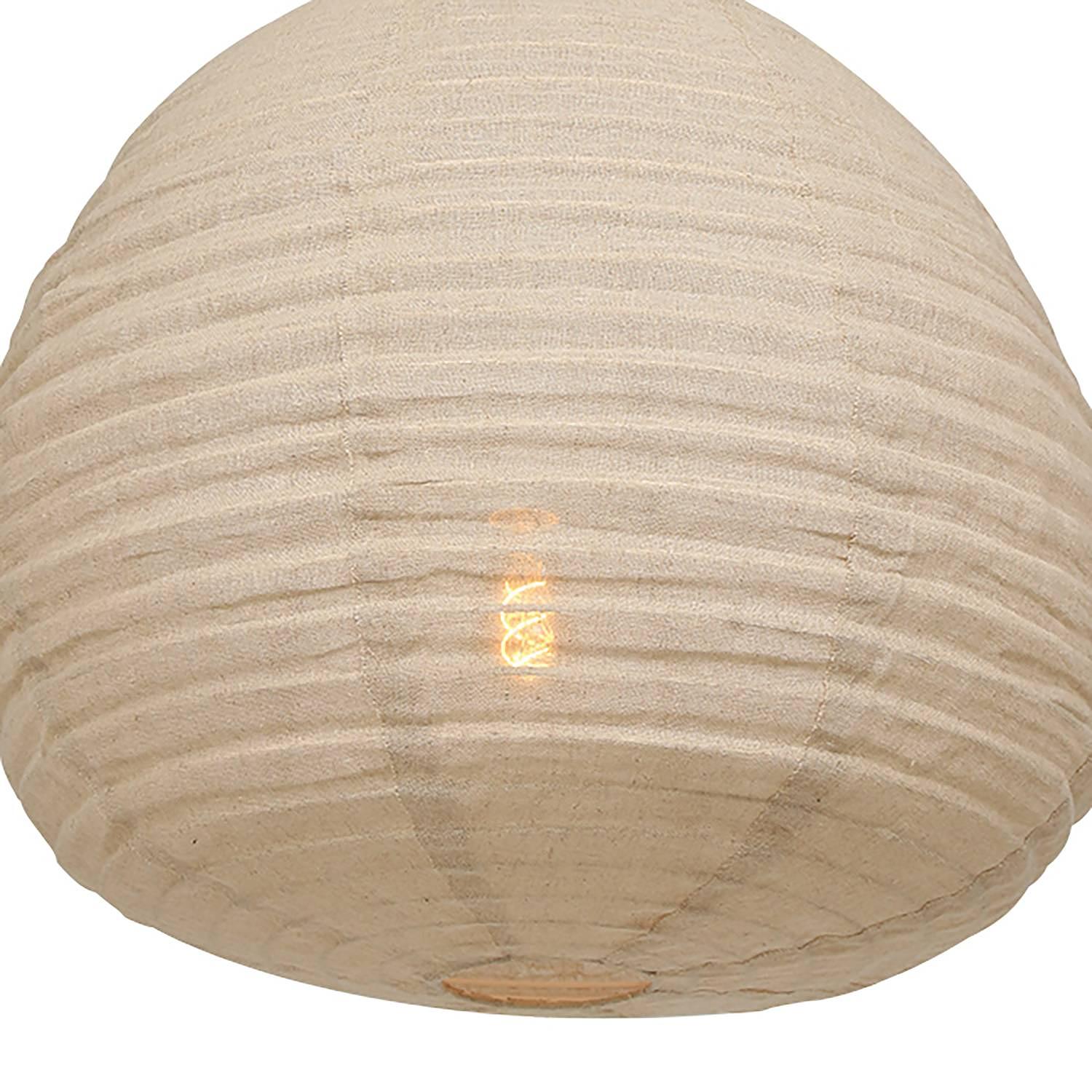 Bangalore II Pendant Lamp Mixed Fabric Iron Single-flame 3